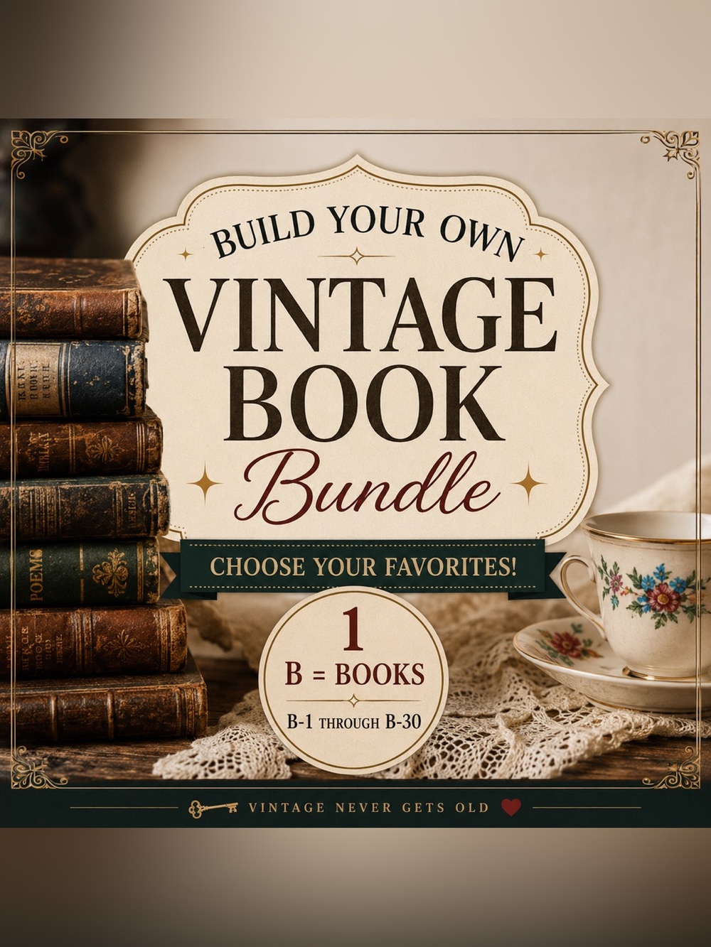 📚Build Your Own Vintage Library!